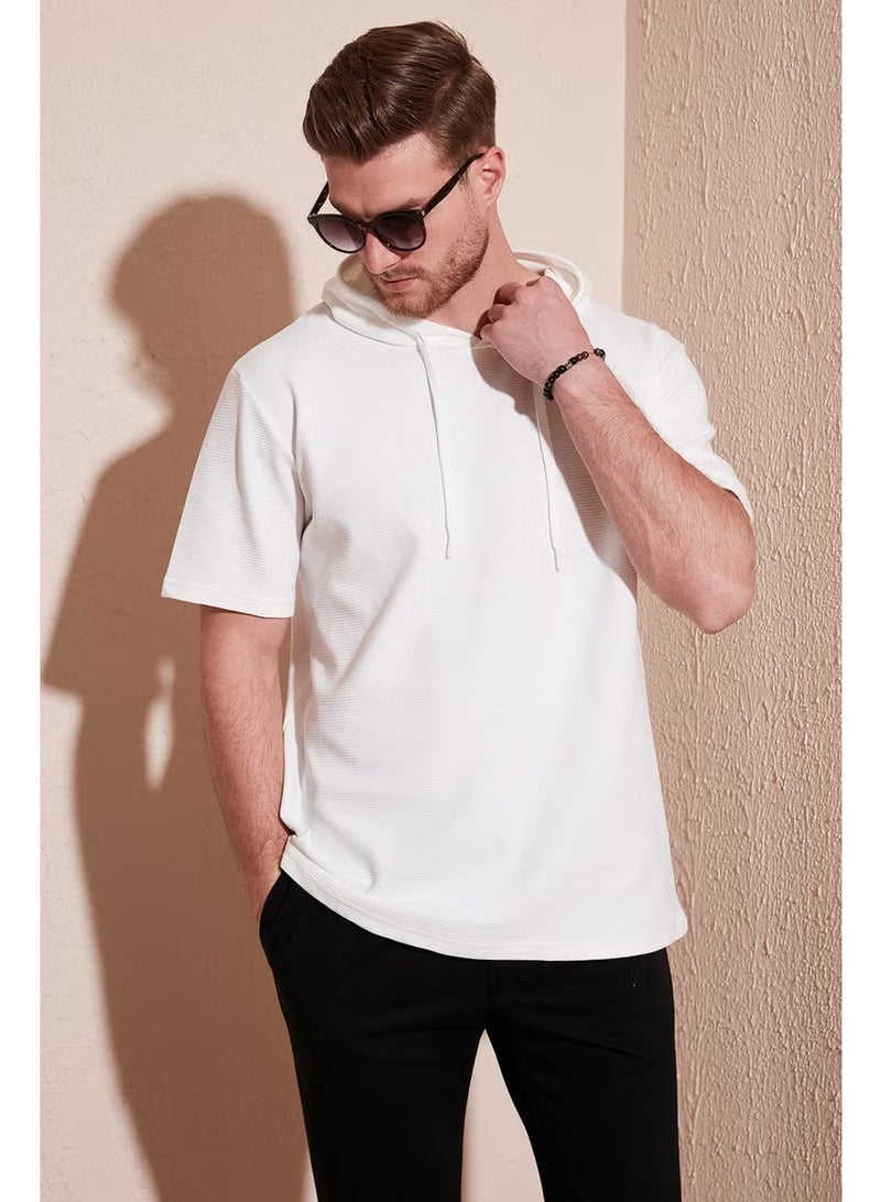 Buratti Cotton Oversize Hooded T Shirt Men's T Shirt 5902324 - Image 2